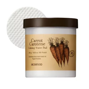 SKINFOOD – Carrot Carotene Calming Water – Nettoyant Pad 250 g